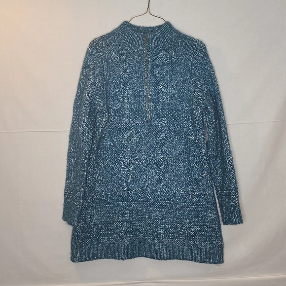 Soft Surroundings Wool & Acrylic Blue Sweater Pullover - Picture 1 of 15